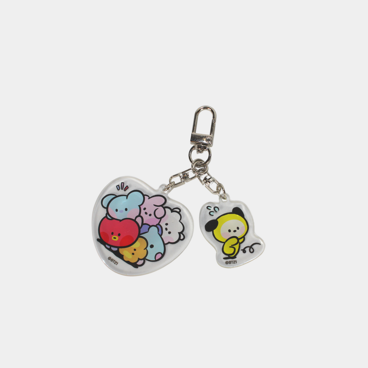 BT21 Minini Acrylic Key Ring Pink