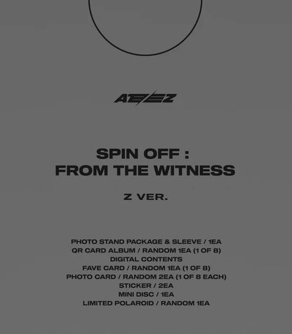 ATEEZ 1ST SINGLE ALBUM [SPIN OFF:FROM THE WITNESS/POCA ALBUM]