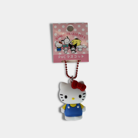Hello Kitty PVC Mascot Keychain