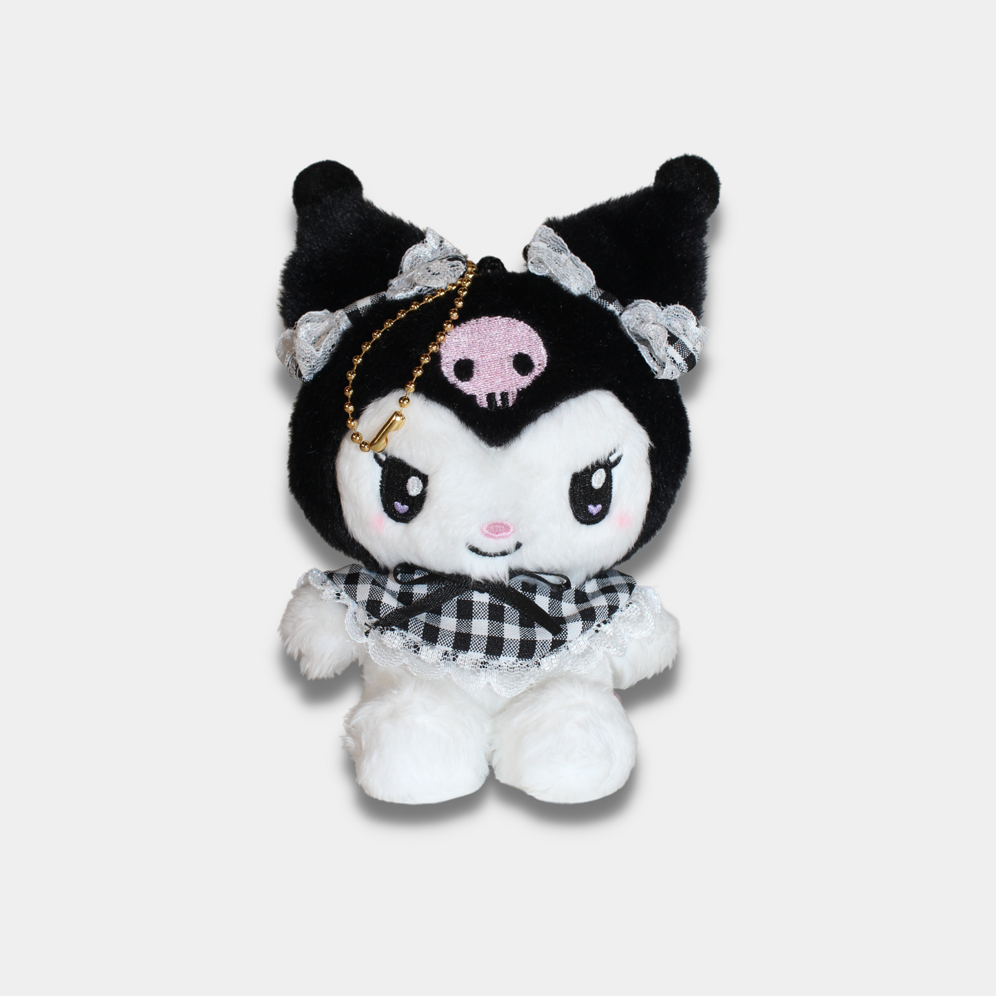 Kuromi Gingham Lolita Mascot