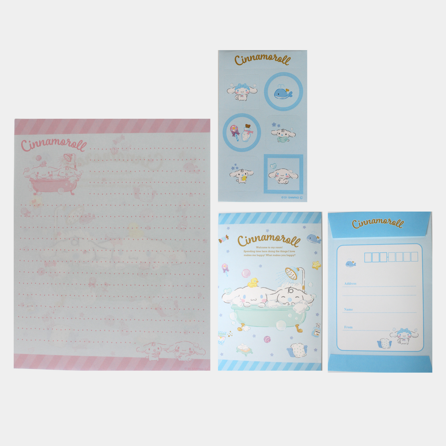 Cinnamoroll Letter Set