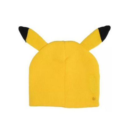 Pickachu Embroidered Beanie with ears