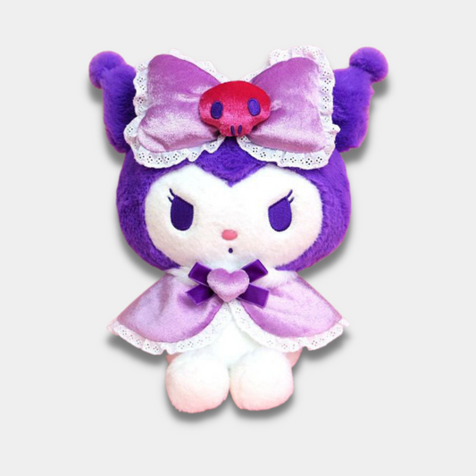 Kuromi Girly Cape Ribbon Plush
