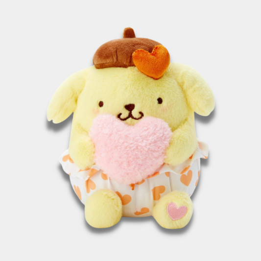 Pompompurin Heart Plush