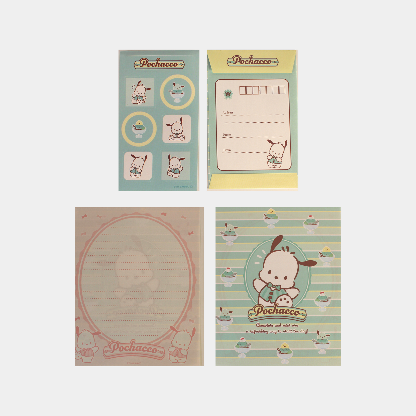 Sanrio Pochacco Letter Set