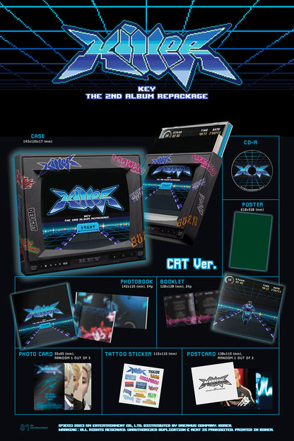 KEY 2ND ALBUM [KILLER/CRT VER/INCL.POSTER]
