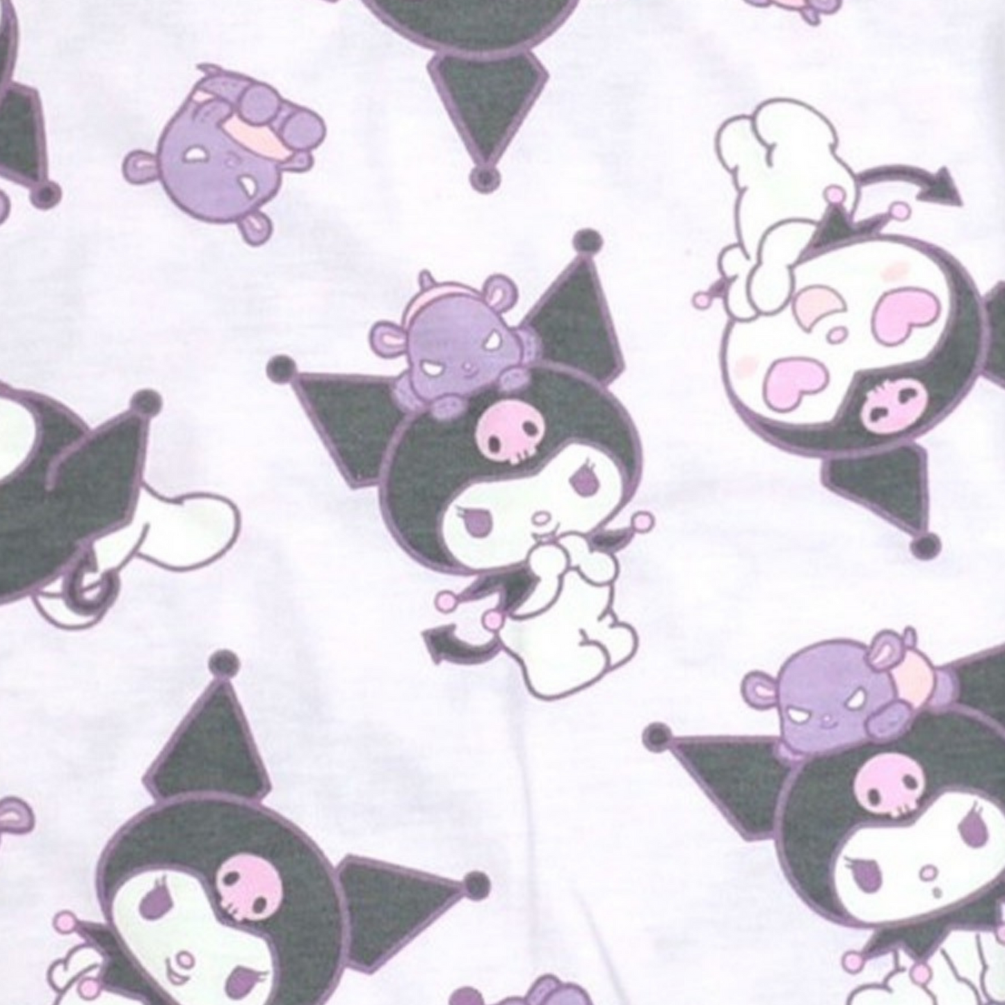 Kuromi Repeating Pattern T-Shirt