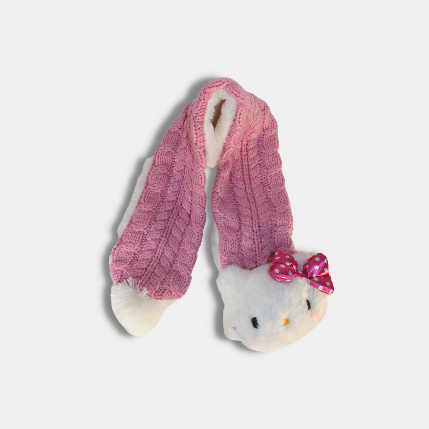 Sanrio Hello Kitty Fuzzy Knit Scarf