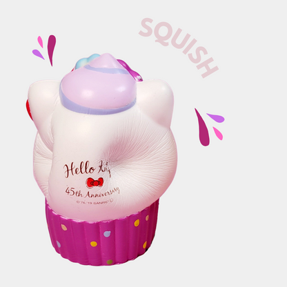 Hello Kitty 45th Anniversary Cupcake Squishy