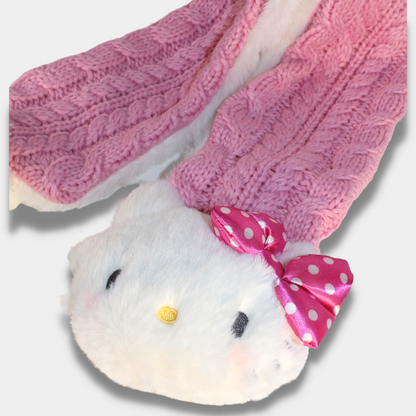 Sanrio Hello Kitty Fuzzy Knit Scarf