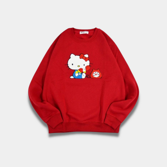 Hello Kitty Sweat shirt Red