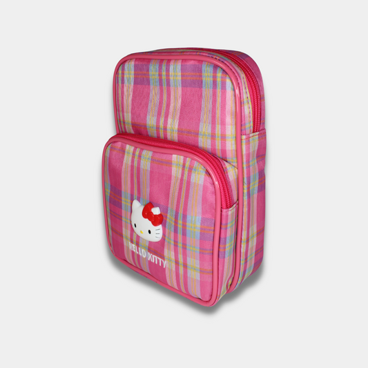 Hello Kitty Pink Plaid Backpack