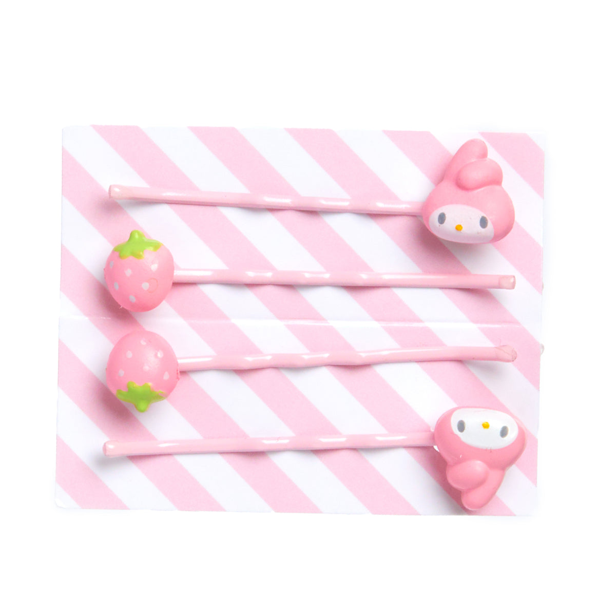 My Melody Hair Pins with a case