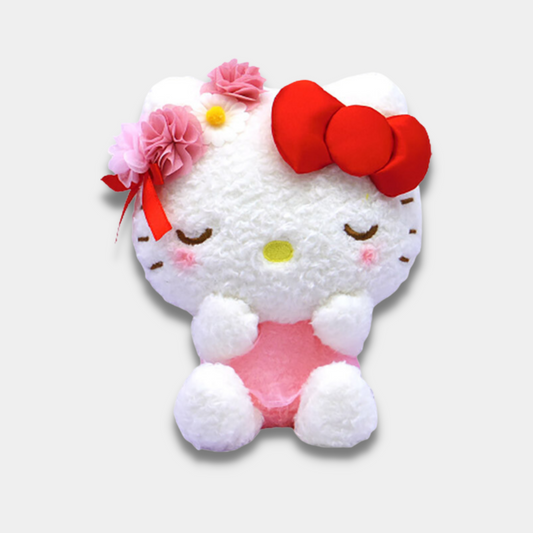 Hello Kitty Floral Ribbon Plush