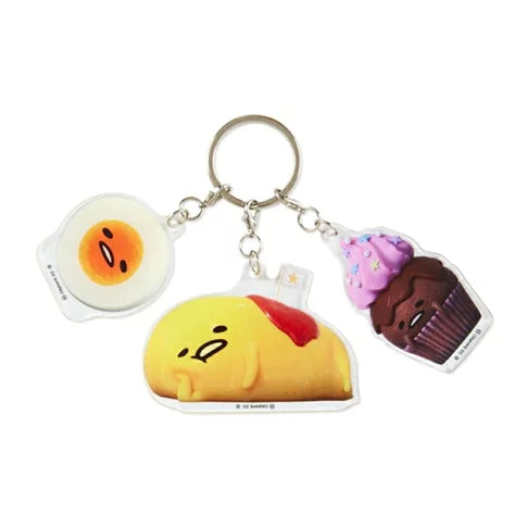 Sanrio Gudetama Triple Acrylic Key Chain