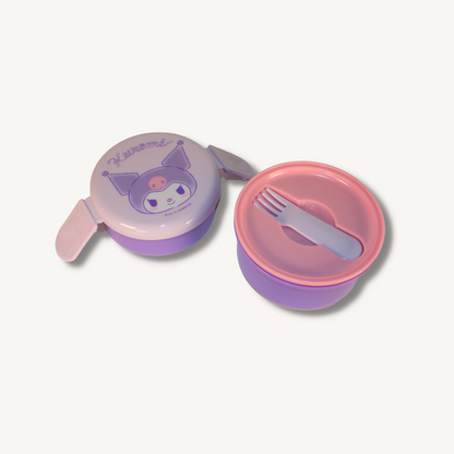 Kuromi Food Container with Fork