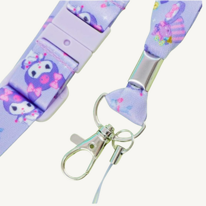 Sanrio Characters Lanyard [Kuromi]