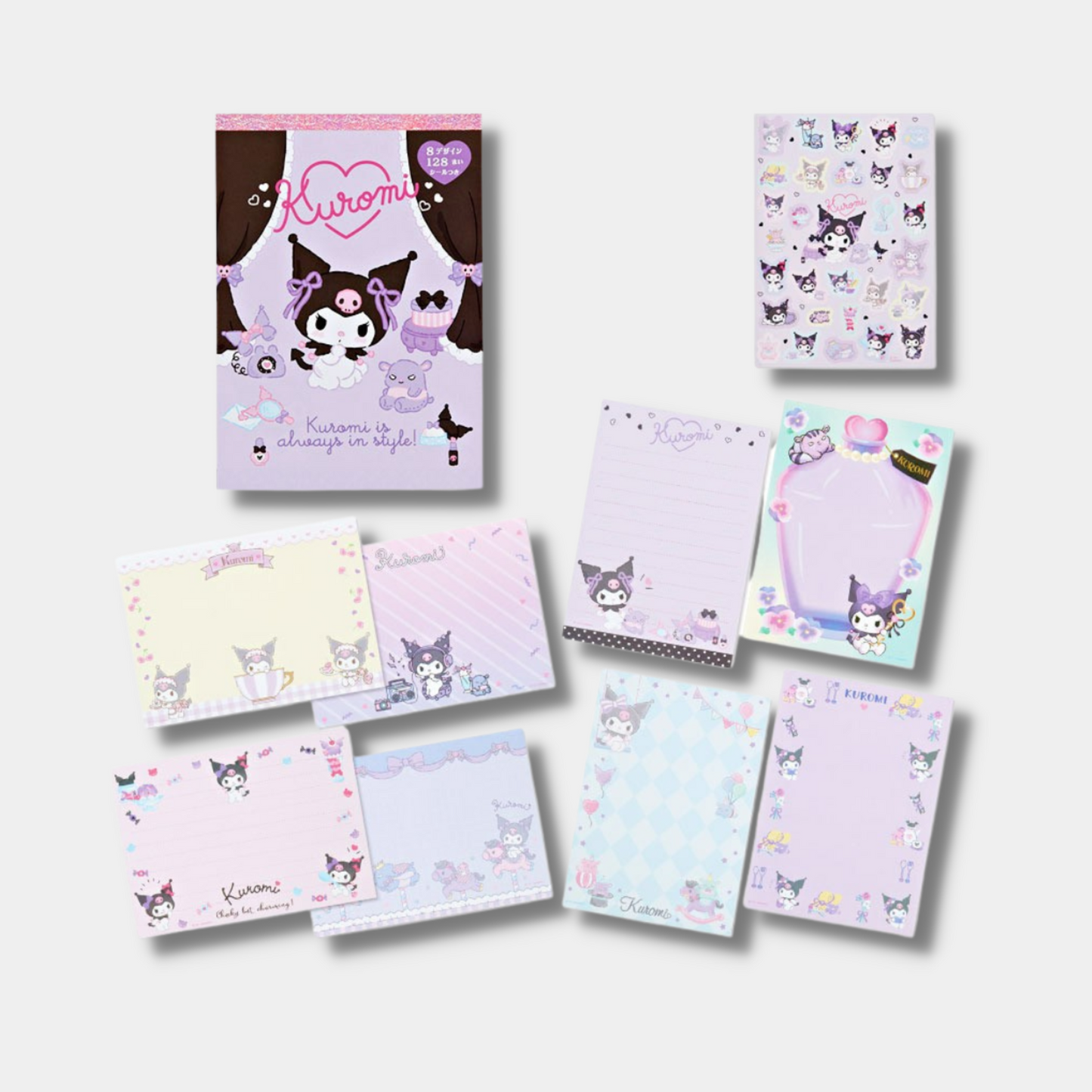 Kuromi Memo Pad 8design – Kawaii Alley