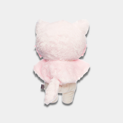 Korilakkuma Dressed in a Pink Hooded Cat Capelet