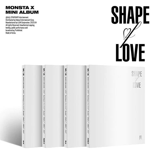 MONSTA X'S - 11TH MINI ALBUM [SHAPE OF LOVE]