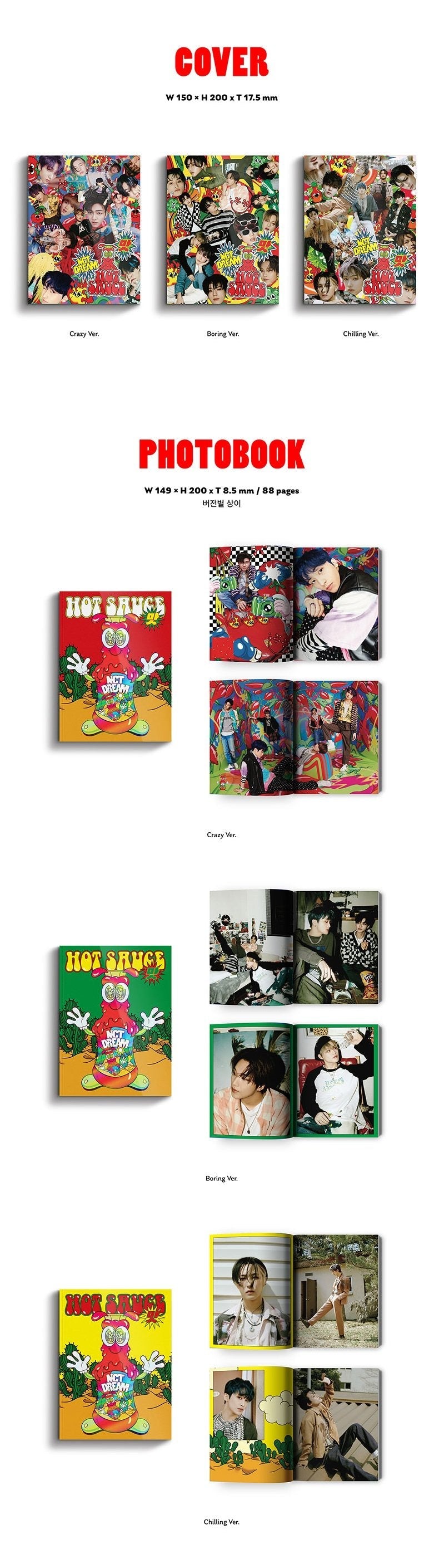 NCT DREAM 1ST FULL ALBUM [맛 HOT SAUCE PHOTO BOOK VER.] – Kawaii Alley