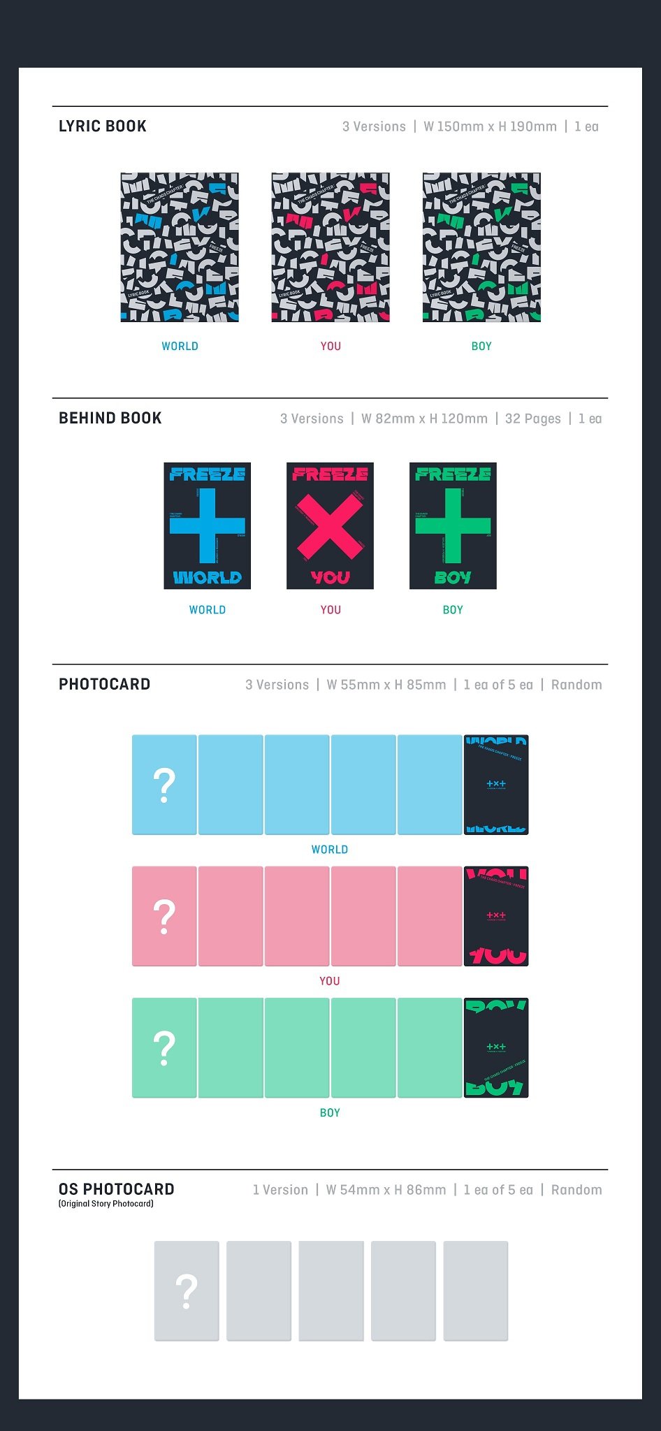 K-POP・アジア txt FREEZE LIMITED PHOTO TICKET TXT FREEZE Autograph Limited Photo Ticket Yeonjun Soobin
