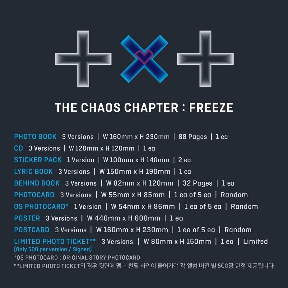 TXT'S ALBUM [THE CHAOS CHAPTER: FREEZE] – Kawaii Alley