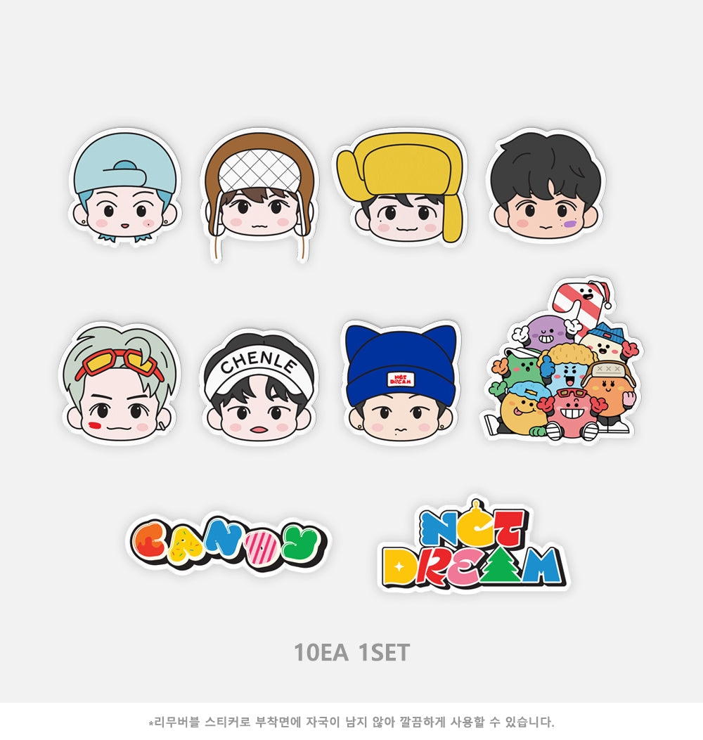 NCT Dream Character Sticker Set