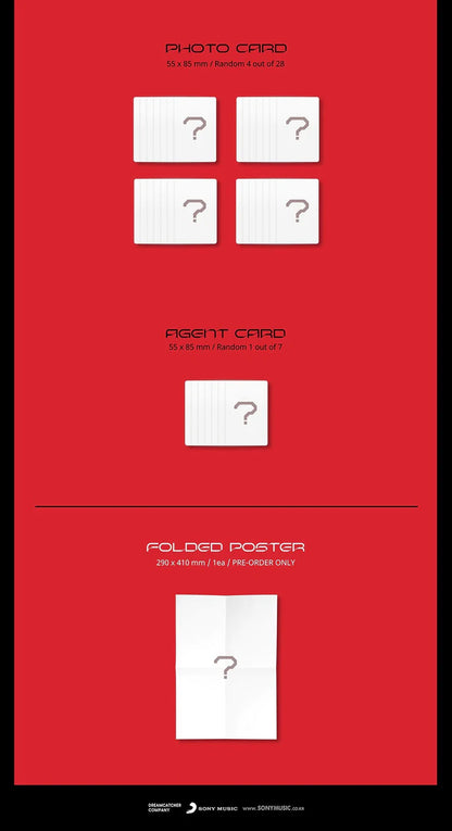 DREAMCATCHER 7TH MINI ALBUM  [APOCALYPSE :FOLLOW US / LIMITED EDITION T VER./INCL.POB]