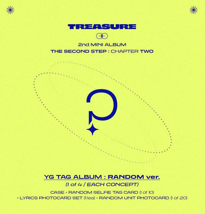 TREASURE'S - 2ND MINI ALBUM [THE SECOND STEP CHAPTER TWO YG TAG ALBUM / RANDOM VER.]