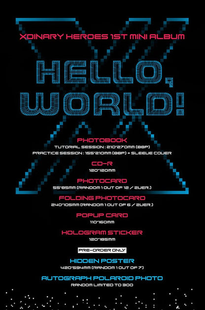 XDINARY HEROES 1ST MINI ALBUM [HELLO WORLD]