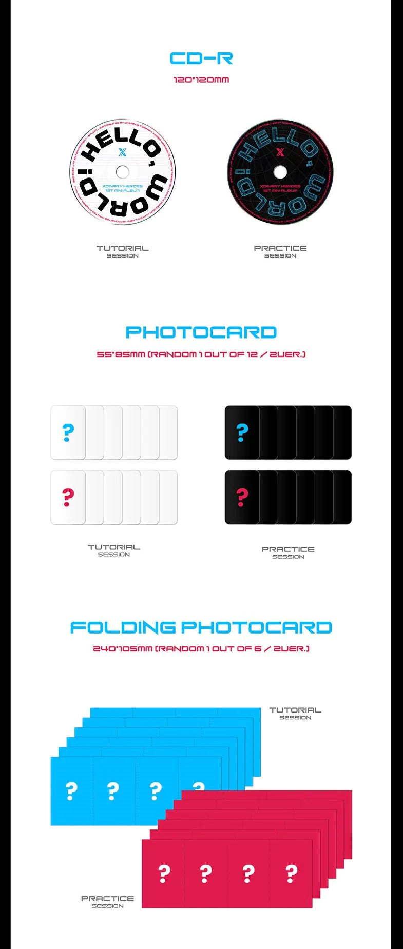 XDINARY HEROES 1ST MINI ALBUM [HELLO WORLD]
