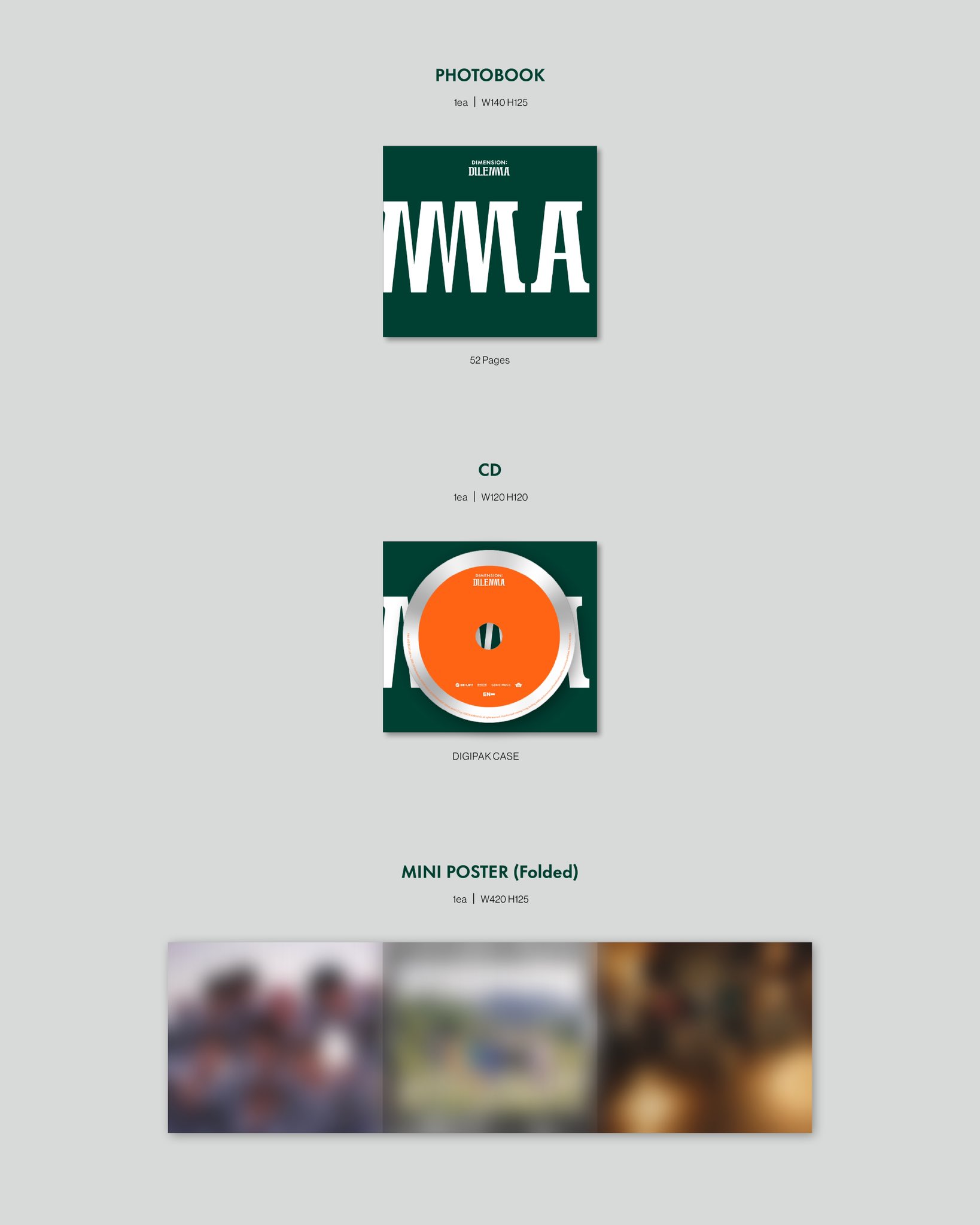 ENHYPEN'S 1ST FULL ALBUM [DIMENSION DILEMMA ESSENTIAL VER