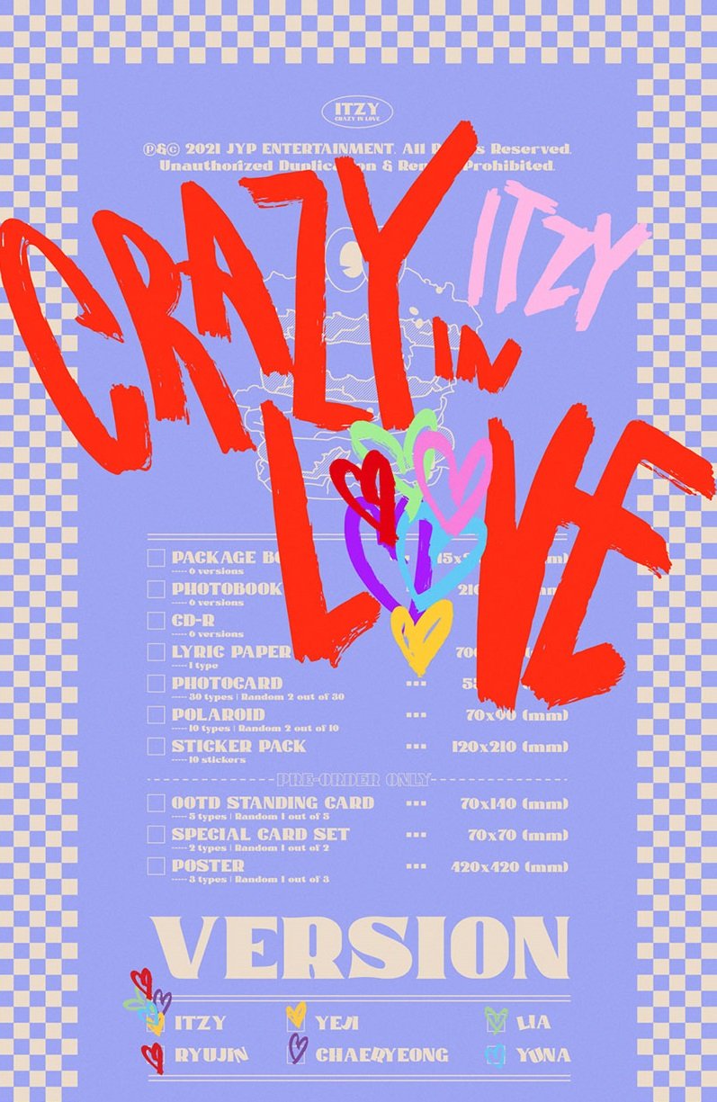 ITZY'S THE 1ST ALBUM [CRAZY IN LOVE] – Kawaii Alley