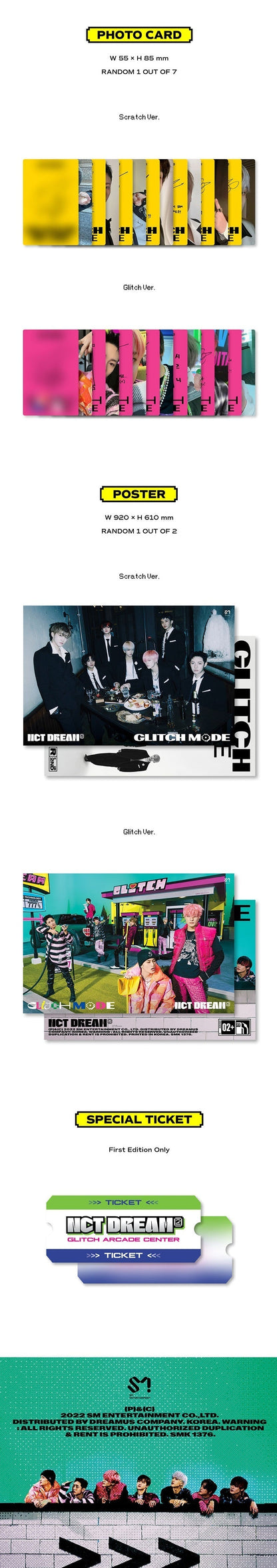 NCT DREAM - 2ND FULL ALBUM [ GLITCH MODE / PHOTOBOOK VER. / Incl. POB]