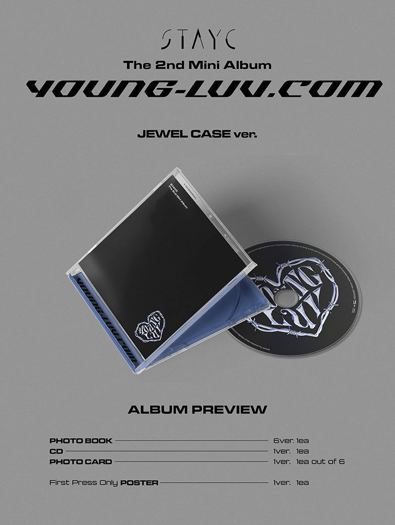 STAYC 2ND MINI ALBUM [YOUNG-LUV.COM JEWEL CASE VER.]